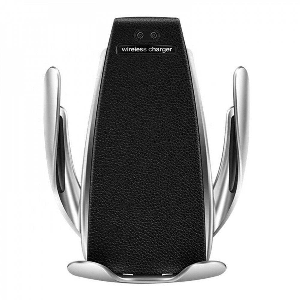 Product Image for Incarcator si suport telefon Auto Wireless, QI incarcare rapida, prindere in grila ventilatie