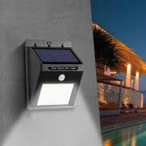 Product Image for 3 x Lampa LED incarcare solara si senzor de miscare 20 x LED Wall Light