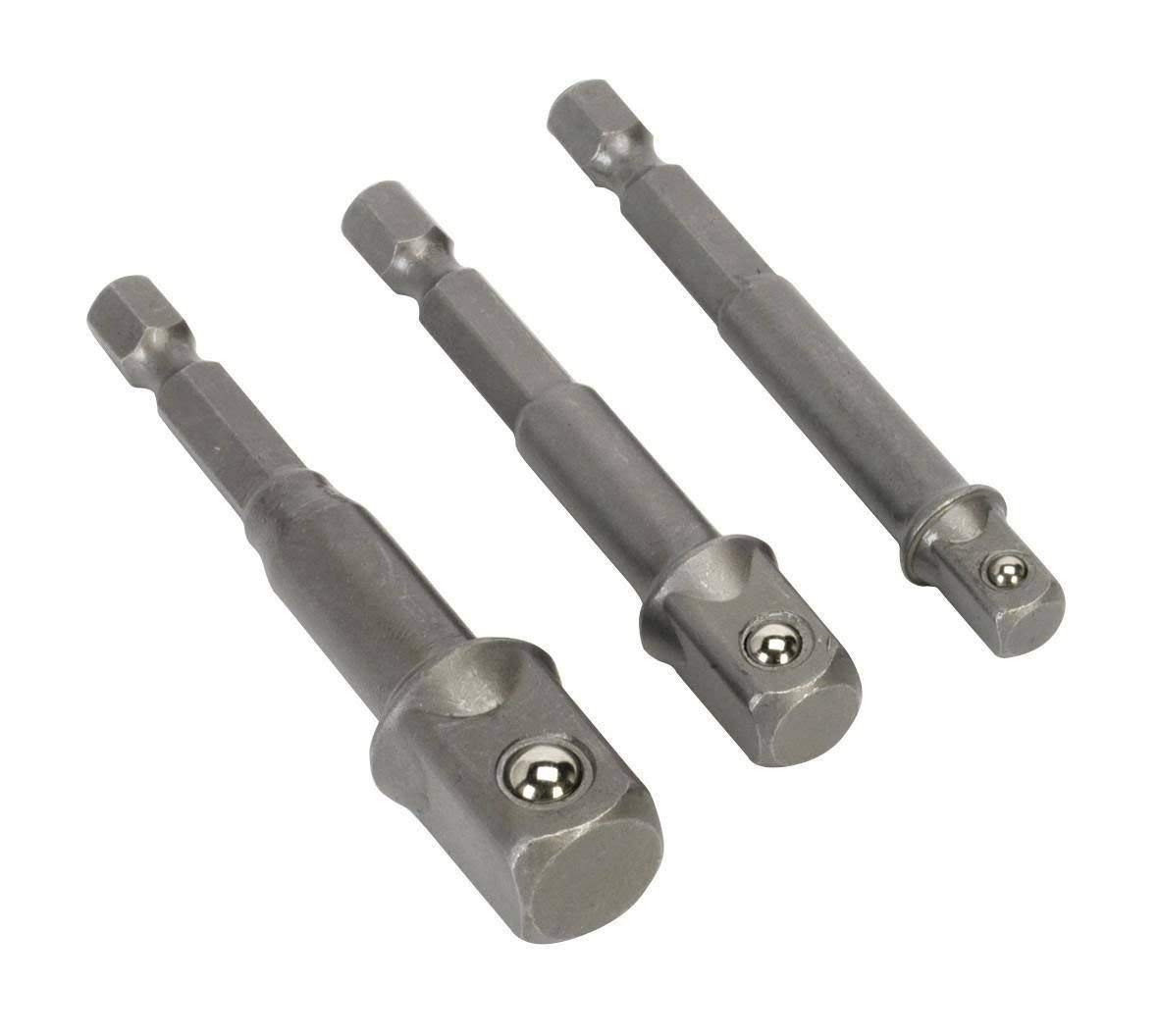 Set biti adaptoare hexagonal 1/4 la patrat 1/4, 3/8, 1/2