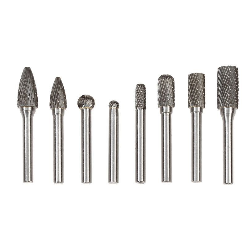 Set 8 freze biax din carburi metalice