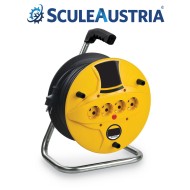 Prelungitor 4 prize si tambur cu derulator, 50x2,5 mm2