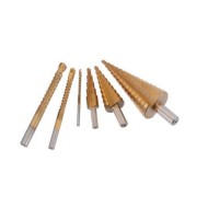 Set 3 freze conice in trepte si 3 burghie 