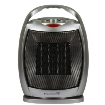 Radiator ceramic Hausberg HB-8770, 1500 W, element de incalzire ceramic, ventilare/aer cald/aer fierbinte, maner integrat